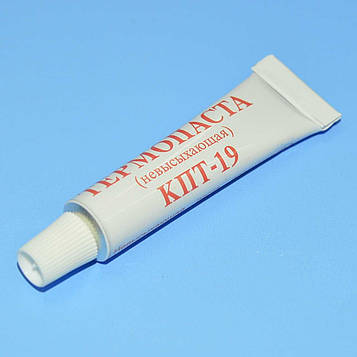 Паста теплопровідна КПТ-19 невисихаюча тюбік-17гр.