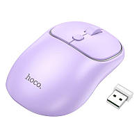 Мышь компьютерная Hoco GM25 Royal dual-mode busіness wireless mouse 1600 DPI Фиолетовый