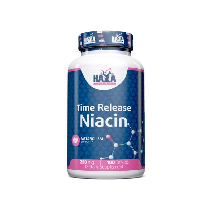 Ніацин Haya Labs Niacin Time Release 250mg 100 Tabs, фото 1