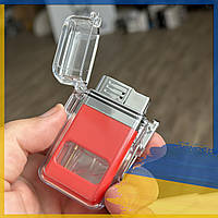 Газовая зажигалка Lighter зажигалка с подсветкой зажигалка в подарочной упаковке (33722)