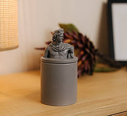 Аромасвічка APOLLO BURLEY VANILLA GRAY 100% WOOD WAX 165g 35h NAC 1027GY