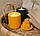Аромасвічка CUPID SANTAL YELLOW 100% WOOD WAX 165g 35h NAC 1032Y, фото 6