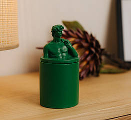 Аромасвічка DAVID AGARWOOD GREEN 100% WOOD WAX 165g 35h NAC 1003GR