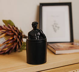 Аромасвічка DAVID AGARWOOD BLACK 100% WOOD WAX 165g 35h NAC 1006BL