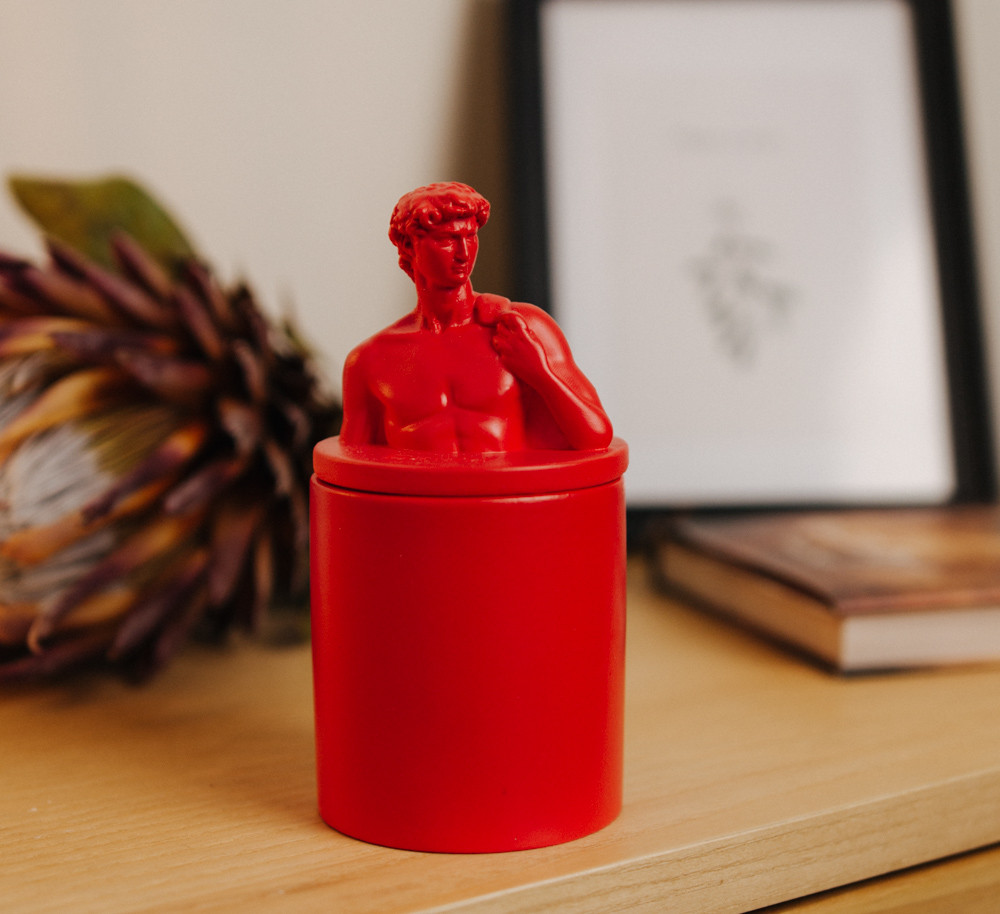 Аромасвічка DAVID AGARWOOD RED 100% WOOD WAX 165g 35h NAC 1001R