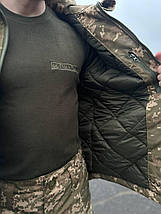 Тактична зимова утеплена куртка,Куртка ULTIMATUM на стьобанні Світлий піксель, фото 3