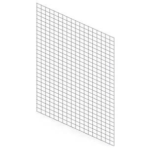 Сітка торговельна 1900х770 мм, осередок 100х100 мм, D3,0 мм, біла