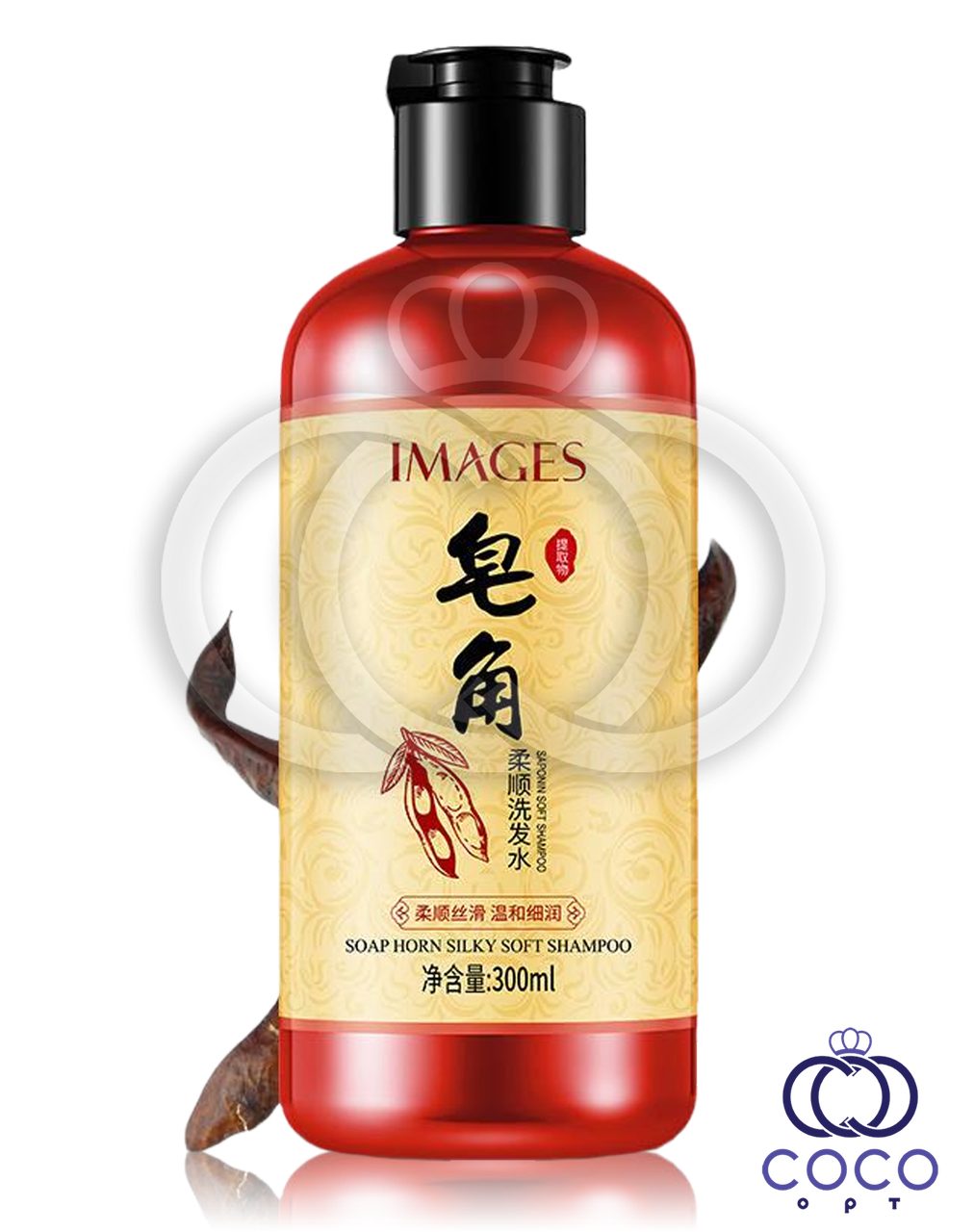 Шампунь для волосся з плодами мильного дерева Images Soap Horn Silky Soft Shampoo 300 ml