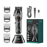 Беспроводная электробритва VGR Hair Clipper V-653 Voyager, Электромашинка для волос, Машинка BQ-587 для