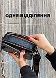 Жіноча сумка крос-боді 00769 чорна, фото 4