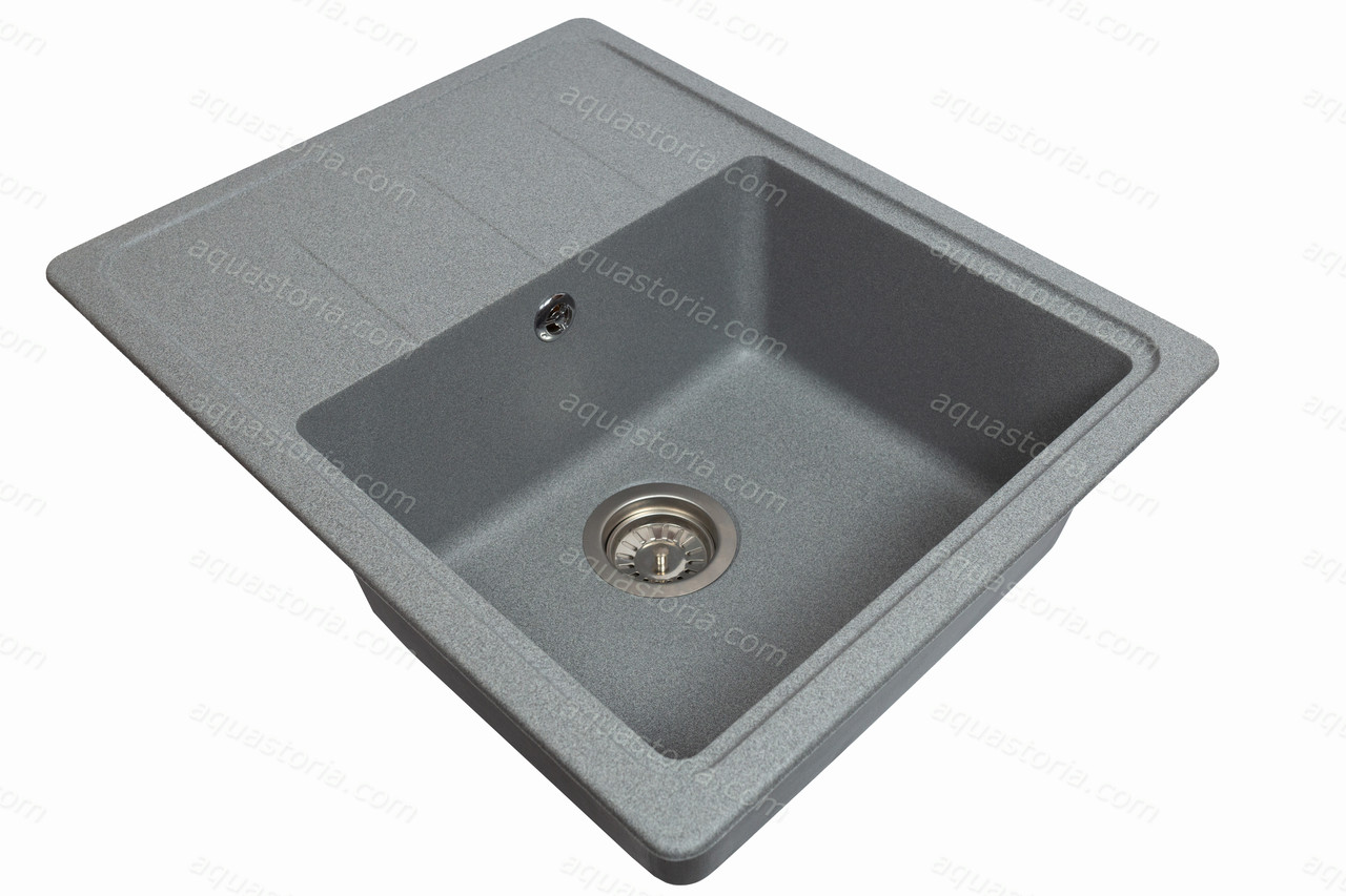 Гранітна мийка Aquaton №20 50х62 Сіра