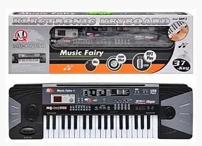 Дитячий синтезатор-піаніно Keyboard MQ805 з мікрофоном чорний