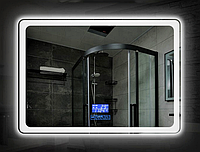 Зеркало DUSEL LED DE-M3051 100смх75см сенсорное включение+подогрев+часы/темп+Bluetooth