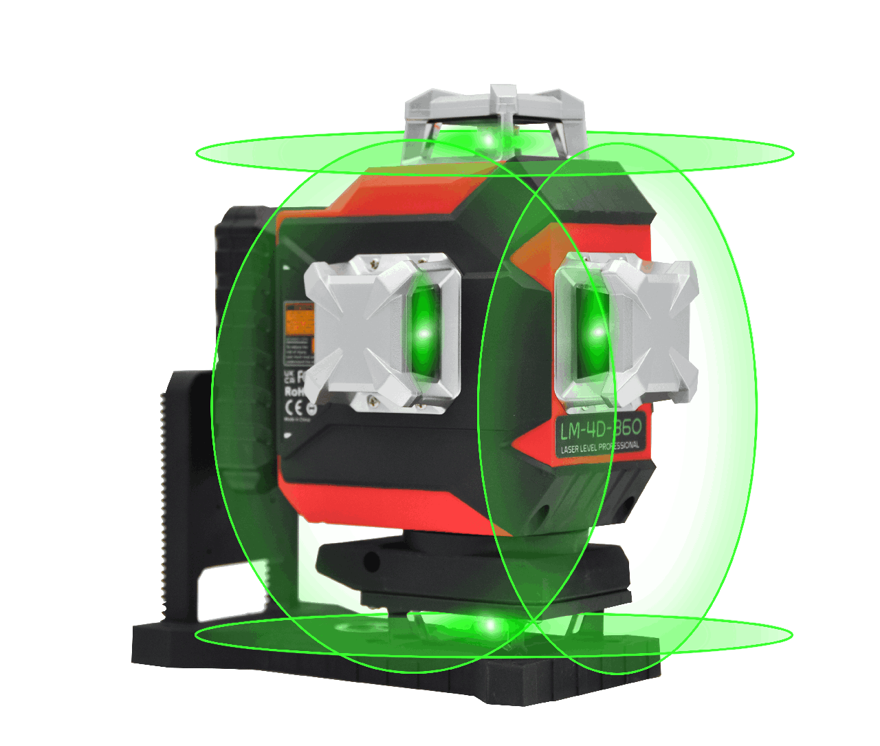 Лазерний рівень нівелір LSP LM 4D 360 моноблок на магнітному кріпленні з мікропідводкою – точна розмітка у всіх площинах, фото 1