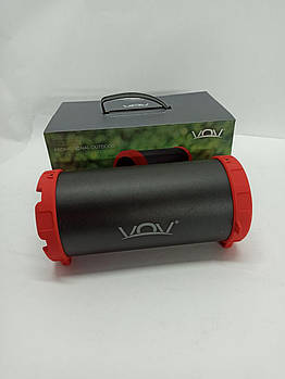 Переносна акумуляторна bluetooth колонка VOV-S11BK із флешкою