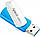 USB флешдрайв Apacer AH357 64GB Blue/White (AP64GAH357U-1), фото 3