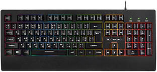 Клавіатура 2E GAMING KG330 LED USB Black UKR (2E-KG330UBK)