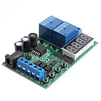 Драйвер двигуна постійного струму 5-24В, багатофункціональний реверсивний контролер, 0.1-999.9, 1-9999