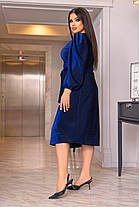 Сукня міді ошатне люрекс БАТАЛ, фото 2