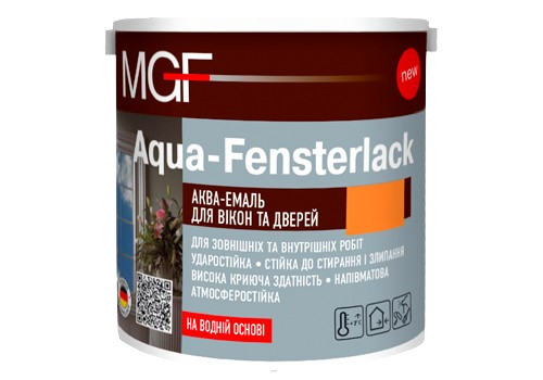 Акваемаль для вікон та дверей MGF Aqua-Fensterlak 0.75 л