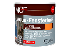 Акваемаль для вікон та дверей MGF Aqua-Fensterlak 0.75 л