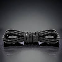 Шнурки для обуви круглые вощеные KIWI 120 см черные