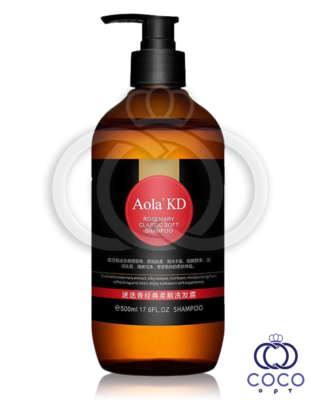 М'який шампунь із розмарином Aola` KD Rosemary Classic Soft Shampoo для об'єму та зміцнення волосся 500 мл