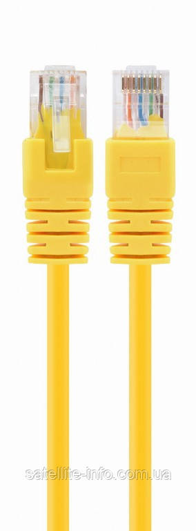 Патч-корд Cablexpert CAT5e UTP , жовтий, 3м (PP12-3M/Y)
