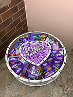 Подарочный шоколадный набор для девушки с конфетками набор в форме милка для жены, мамы, ребенка Nbox-11