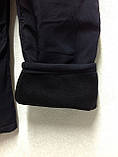 Дитячі сині теплі штани A-yugi з плащової тканини на хлопчика 92 зросту, фото 3