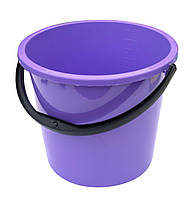 Ведро 10 литров пищевое лаванда (фиолетовое) (ПолимерАгро)