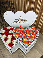 Подарочный шоколадный набор для девушки с конфетками набор в форме сердца для жены, мамы, ребенка Nbox-25