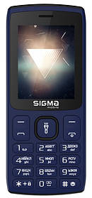 Телефон Sigma X-Style 34 NRG Type-C Blue UA UCRF Гарантія 12 місяців
