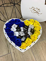 Подарочный шоколадный набор для девушки с конфетками набор в форме сердца для жены, мамы, ребенка Nbox-2
