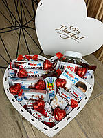 Подарочный шоколадный набор для девушки с конфетками набор в форме сердца для жены, мамы, ребенка Nbox-28