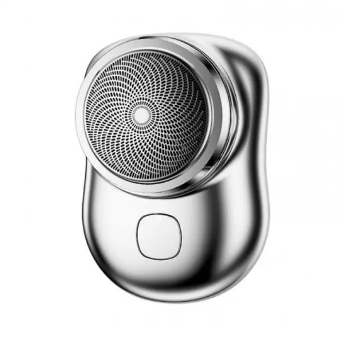 Електробритва Mini Shaver 8858 USB, срібляста, фото 1