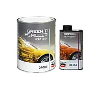 LECHLER Грунт 2К 04004L1 Light Grey HS Filler / Затверджувач 00362L0.2 HS Hardener Medium