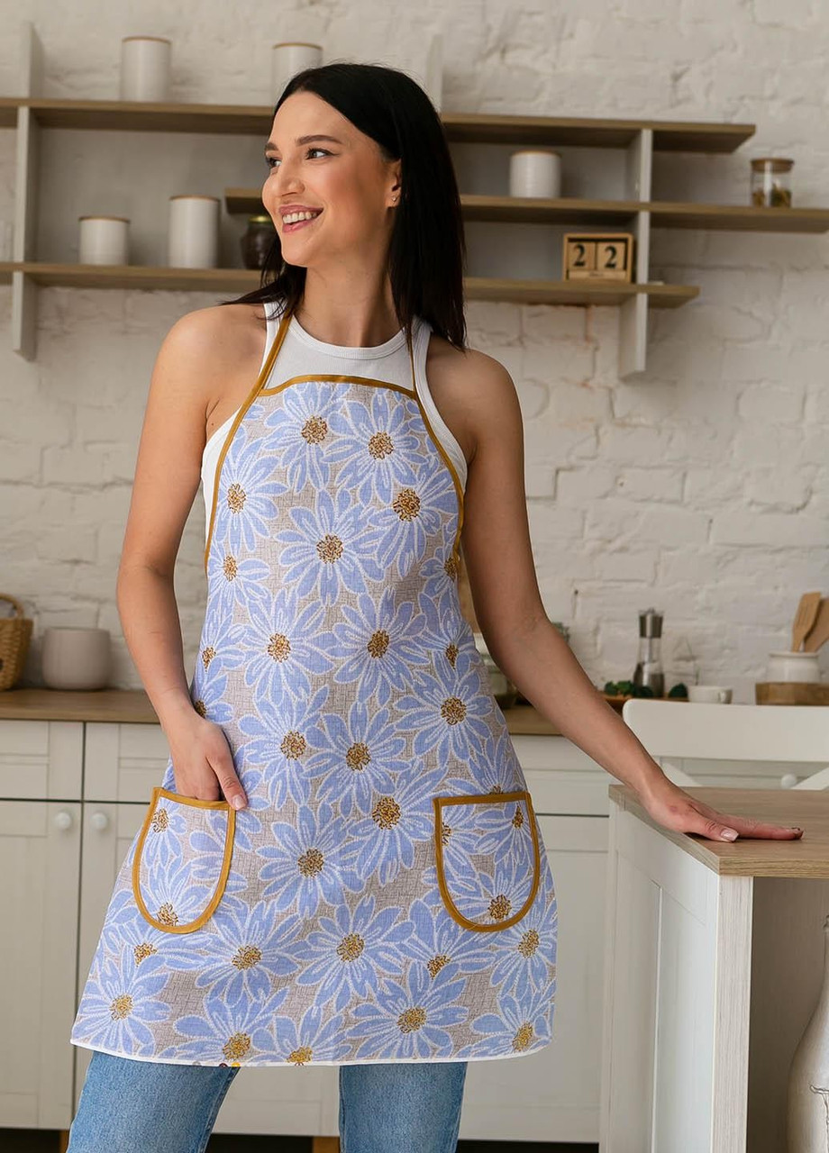 Фартух лляний Ромашки