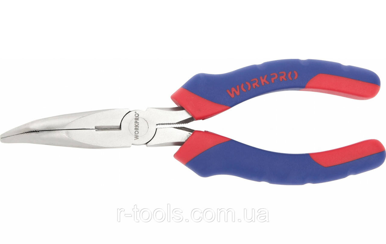 Тонкогубці вигнуті 160 мм WORKPRO W031009