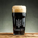 Келих для пива "Слава ЗСУ" у крафтовій коробці, фото 2