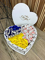 Подарочный шоколадный набор для девушки с конфетками набор в форме сердца для жены, мамы, ребенка Nbox-22