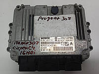 Блок управления двигателем Peugeot 307, Citroen C4 1.6HDI. Пежо 307,Ситроен Ц4. 9662213180, 0281013331.