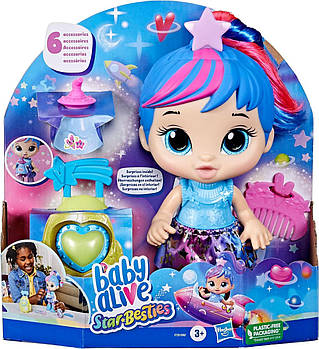 Лялька пупс Бебі Алів Зіркові друзі Зіркова Скайлар Baby Alive Star Besties, Stellar Skylar