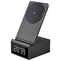 БЗУ WIWU Wi-W011 3 in 1 wireless charger Black