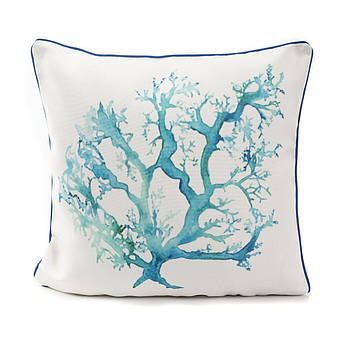 Наволочка декоративна з поліестеру "Бірюзовий корал" Centrotex