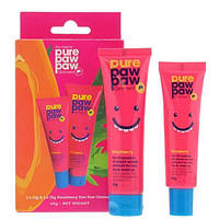 Набор восстанавливающих бальзамов для губ Pure Paw Paw Duo Strawberry, 40 грамм