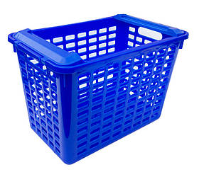 Кошик універсальний 20 літрів синій (індиго) (ПолімерАгро)