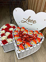 Подарочный шоколадный набор для девушки с конфетками набор в форме сердца для жены, мамы, ребенка Nbox-12