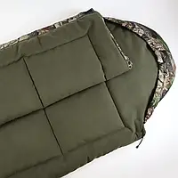 Спальный мешок зимний с флисовой подкладкой 85*205 с капюшоном, в комплекте с компрессионным мешком Дубок