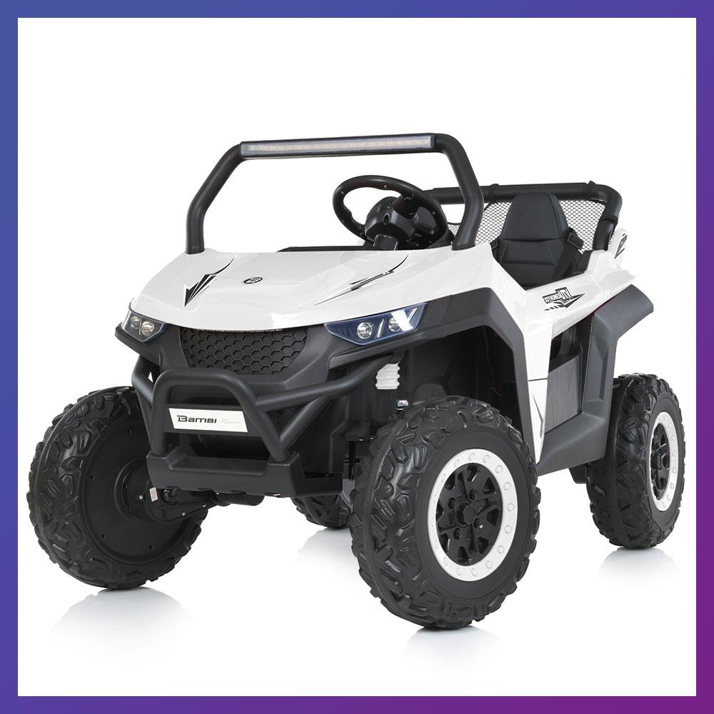 Дитячий електромобіль на акумуляторі Багі M 5025 з пультом радіокерування для дітей 3-8 років червоний, фото 1